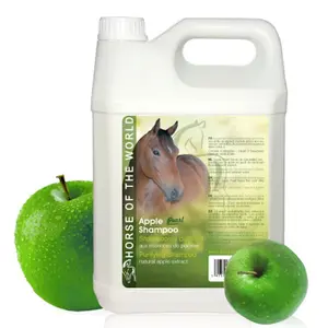 Shampoing pomme pour cheval Horse Of The World 20 l image-0