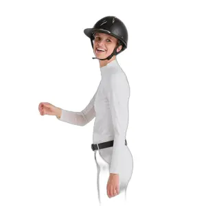 Camisola de equitação de manga comprida para mulher Horse Pilot Flow