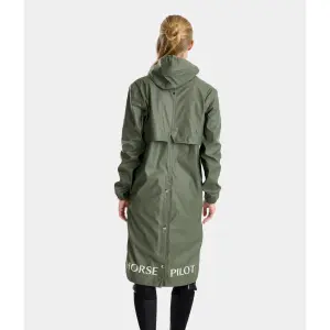 Waterproof riding jacket for women Horse Pilot Long Raintech image-1
