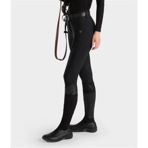 Reithose mit Mid-Grip, formendem und ergonomischem Schnitt für Damen Horse Pilot X perform Iconic image-3