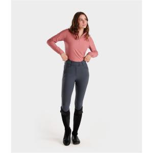 Reithose mit Mid-Grip, formendem und ergonomischem Schnitt für Damen Horse Pilot X perform Iconic image-2