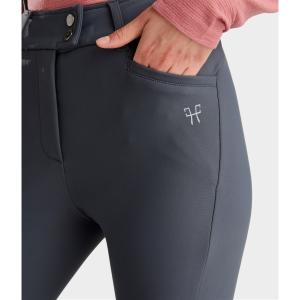 Reithose mit Mid-Grip, formendem und ergonomischem Schnitt für Damen Horse Pilot X perform Iconic image-3