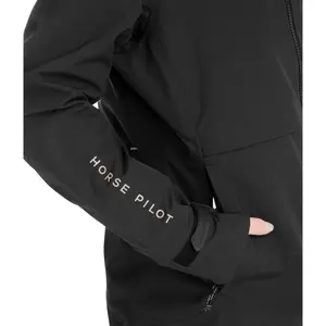 Damen wasserfeste Jacke mit Kapuze Horse Pilot Element image-5