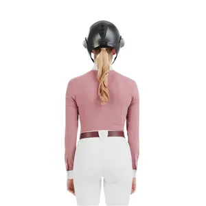 Camisa de manga comprida de competição feminina Horse Pilot Monica image-1