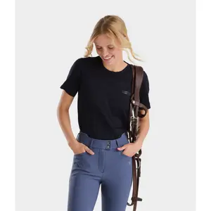 Μπλούζα T-shirt γυναικεία από μαλλί μερινό Horse Pilot image-1