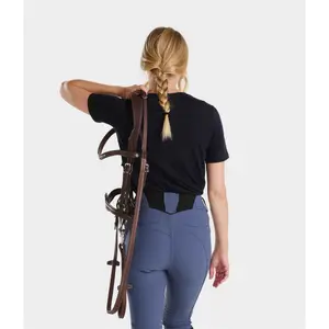 Μπλούζα T-shirt γυναικεία από μαλλί μερινό Horse Pilot image-4