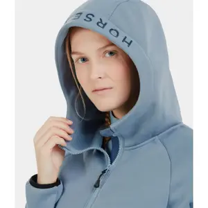 Women's hooded fleece jacket Horse Pilot Pampa image-3