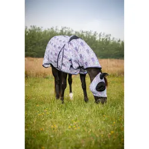 Μάσκα κατά των μύγων για άλογα HorseGuard Printed image-1