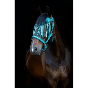Μπροστινή αντι-μύγα για άλογα HorseGuard Malva image-2