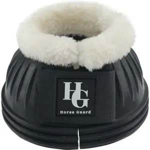 Cloches pour cheval en caoutchouc naturel avec fourrure HorseGuard image-0