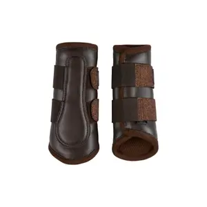 Guêtres fermées pour cheval en cuir HorseGuard image-0