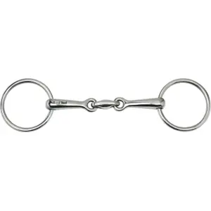 Double snaffle bits for horses HorseGuard Bradoon image-0