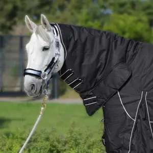 Outdoor  Blanket with neck cover Horsenjoy Aspen 300 g image-1