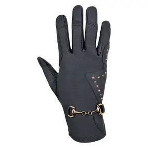 Riding gloves for women Horsenjoy Crystal Bit image-1