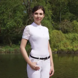 Women's competition polo shirt Horsenjoy Victoria image-0