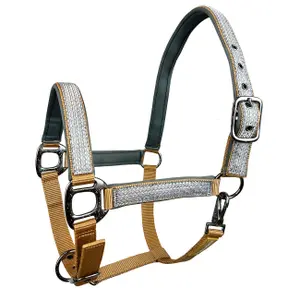 Nylon horse halter Horsenjoy Glow image-0