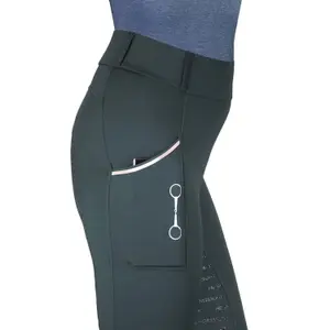 Pantalón de equitación Full Grip infantil Horsenjoy Bit image-4