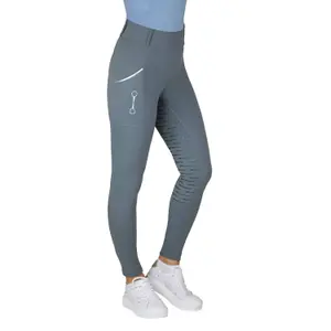 Pantalón de equitación Full Grip infantil Horsenjoy Bit image-1