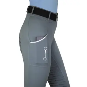 Pantalón de equitación Full Grip infantil Horsenjoy Bit image-3