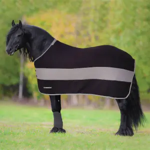 Fleece Blanket for Horse with Straps Horsenjoy Jasmine image-0