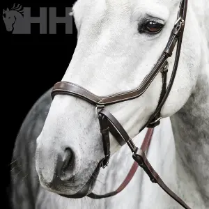 Bride de equitación sin bocado Horseware Micklem image-1