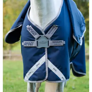 Outdoor-Decke für Ponys Horseware Amigo 1200D FieldSafe Plus 50g image-1