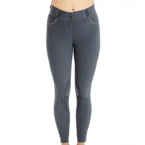 Mid Grip Equestrian Trousers High Waist Women Horseware Newmarket image-0