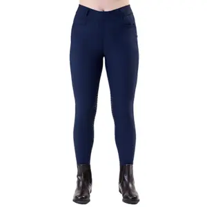 Women's mid grip riding leggings Horseware Easefit Hybid image-0