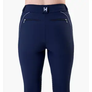 Women's mid grip riding leggings Horseware Easefit Hybid image-2