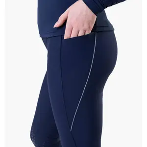 Women's mid grip riding leggings Horseware Easefit Hybid image-3