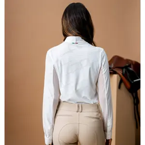 Women's long sleeve competition polo shirt Horseware Elena image-1