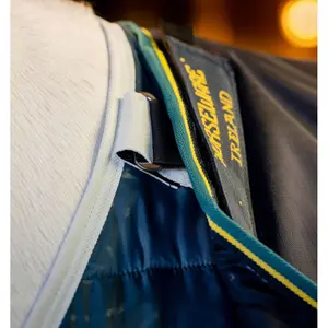 Outdoor blanket with detachable neck cover  Horseware Rambo Duo Force 2.0 image-3