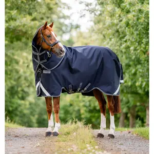Manta de exterior para caballos con cubrecuello Horseware Rambo 1680D Plus Turnout 0g image-0