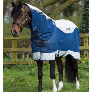 Buitendeken met halsbedekking voor paarden Horseware Rambo Summer Series 100g image-1
