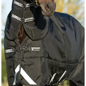 Tappeto da esterno con copricollo per cavalli Horseware Rambo Supreme Turnout 200g image-4