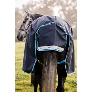 Outdoor horse blanket with neck cover Horseware Amigo Bravo 100g image-1