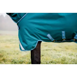 Outdoor horse blanket with neck cover Horseware Amigo Bravo 100g image-2