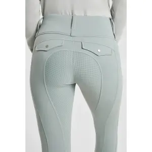 Calças de equitação full grip hermo híbridas mulher Horze Anya image-1