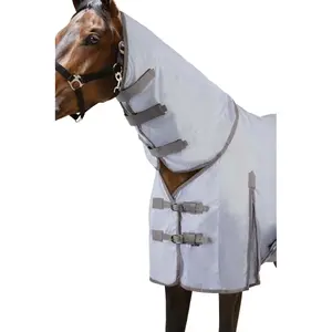 Derka przeciw muchom dla koni z klapką na brzuchu Horze Defender 200g image-1