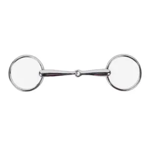 Mors 2 anneaux pour cheval à canon simple brisure Horze Chantilly image-0