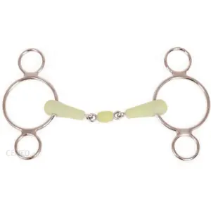 3-4 ring horse bit for horse Horze Pessoa image-0