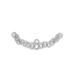 Gourmette pour mors de bride en acier inoxydable pour cheval Horze image-0