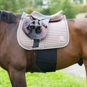 Elastic belly girth for horses Horze image-1