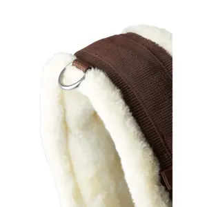 Cincha de neopreno con piel sintética no desmontable para caballos Horze Kyiv image-1