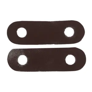Replacement leather attachments for safety stirrup elastics Horze image-0