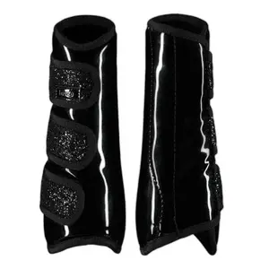 Guêtres antérieurs pour cheval Fermées protège-tendons à paillettes Horze image-0