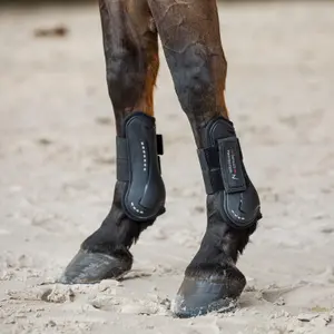 Ensemble de Guêtres antérieurs pour cheval Ouvertes protège-tendons et protège-boulets Horze Armour - Airflow image-3