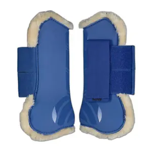 Protectores abiertos delanteros con forro de piel sintética Horze Windsor image-0