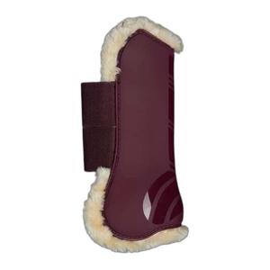 Faux-fur-lined, open-tendon horse gaiters Horze Windsor image-2