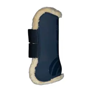 Botas de montar abiertas por delante con forro de piel sintética Horze Windsor image-2